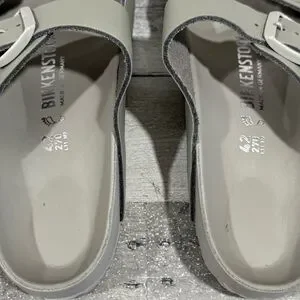BIRKENSTOCK Arizona Exquisite Slide Sandal - Mineral Gray - Sz - 9-9.5 .US Men’s Birkenstock | Shoes | Birkenstock Arizona Exquisite Slide  main image 4
